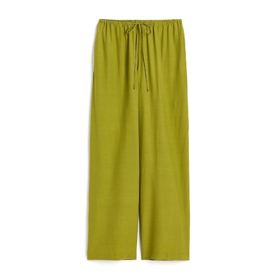 Wide-leg Pleated Pants resmi