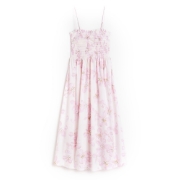 Smocked Cotton Dress resmi