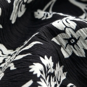 Crinkled Cotton Dress Patterned resmi