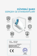 Woyax By Deji Iphone 8 Hızlı Şarj Aleti resmi