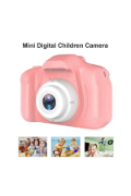 Torima Pembe Renk Mini 1080p Hd Çocuk Kamera Dijital Fotoğraf Makinesi 2.0 Inç Ekran resmi