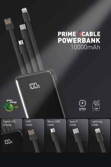 İntouch  Powerbank,siyah,taşınabilir Şarj Cihazı resmi